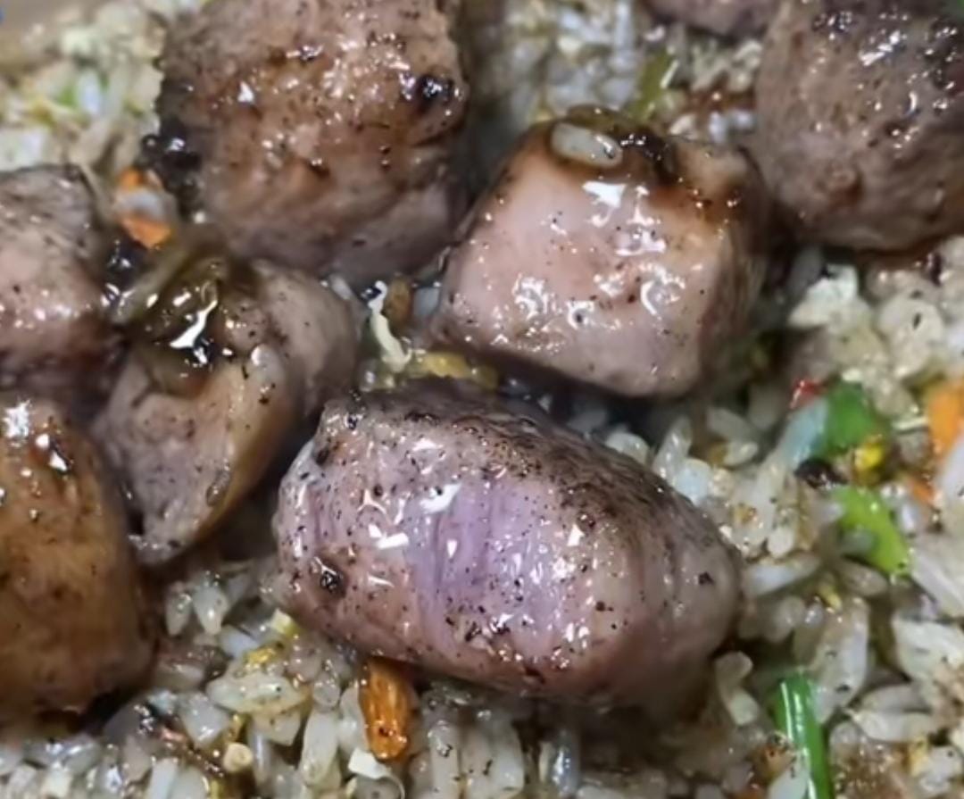 Nasi goreng wagyu di Bogor