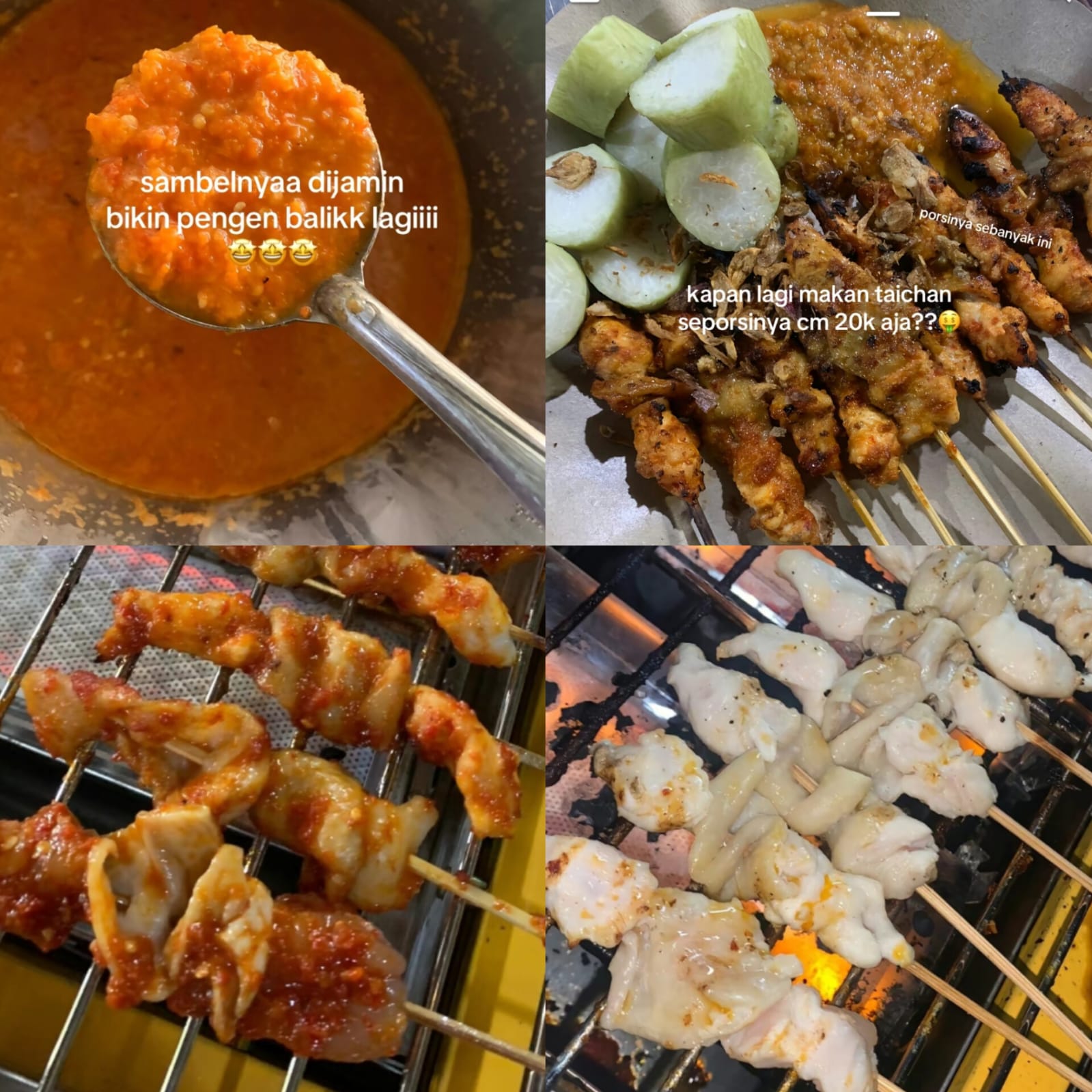 sate taican enak di Bogor