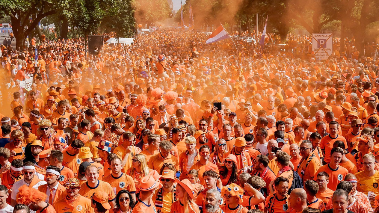 Pendukung timnas Belanda