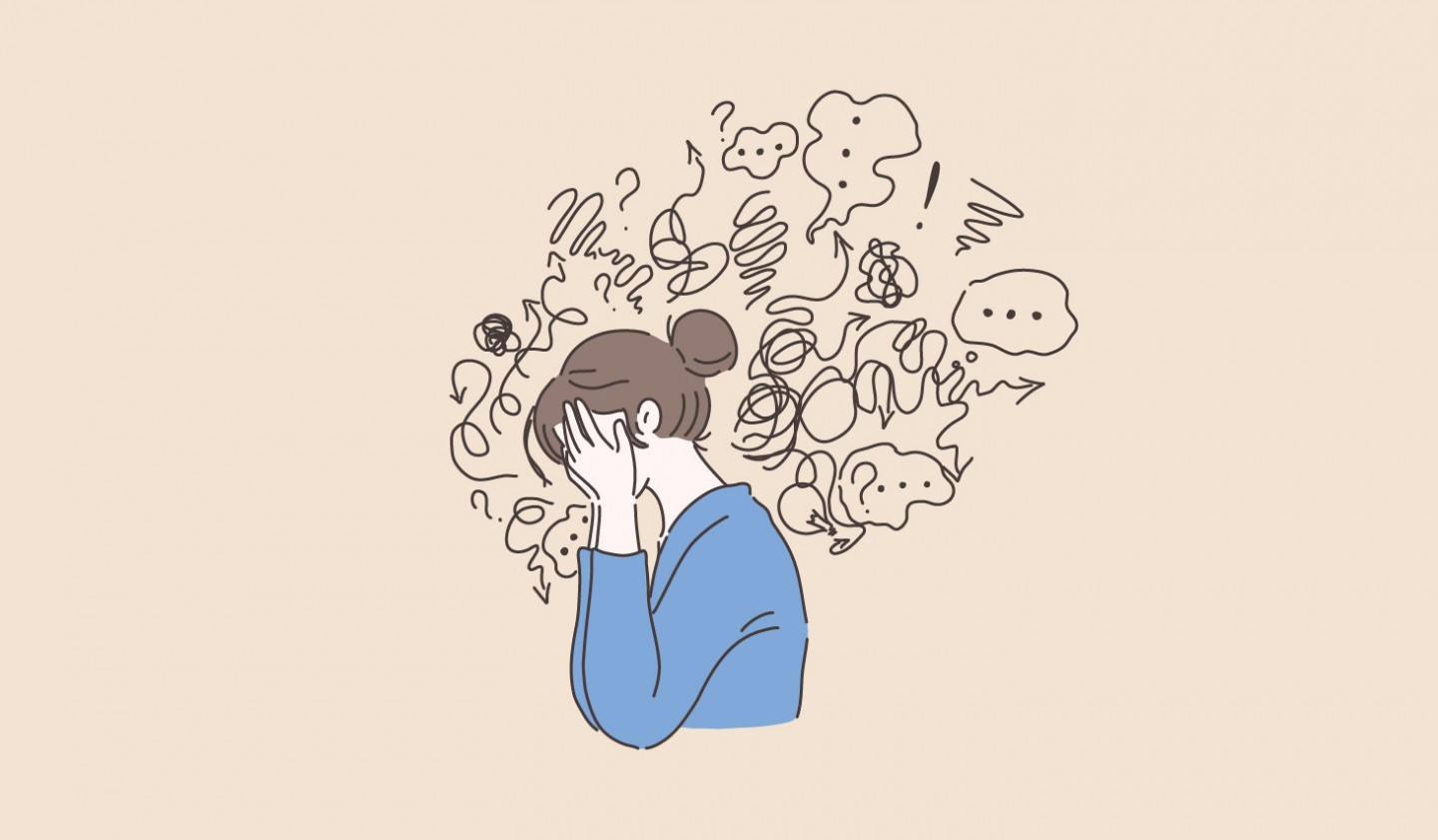 Ilustrasi menjaga kesehatan mental