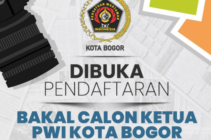 Pendaftaran calon Ketua PWI Kota Bogor dibuka.