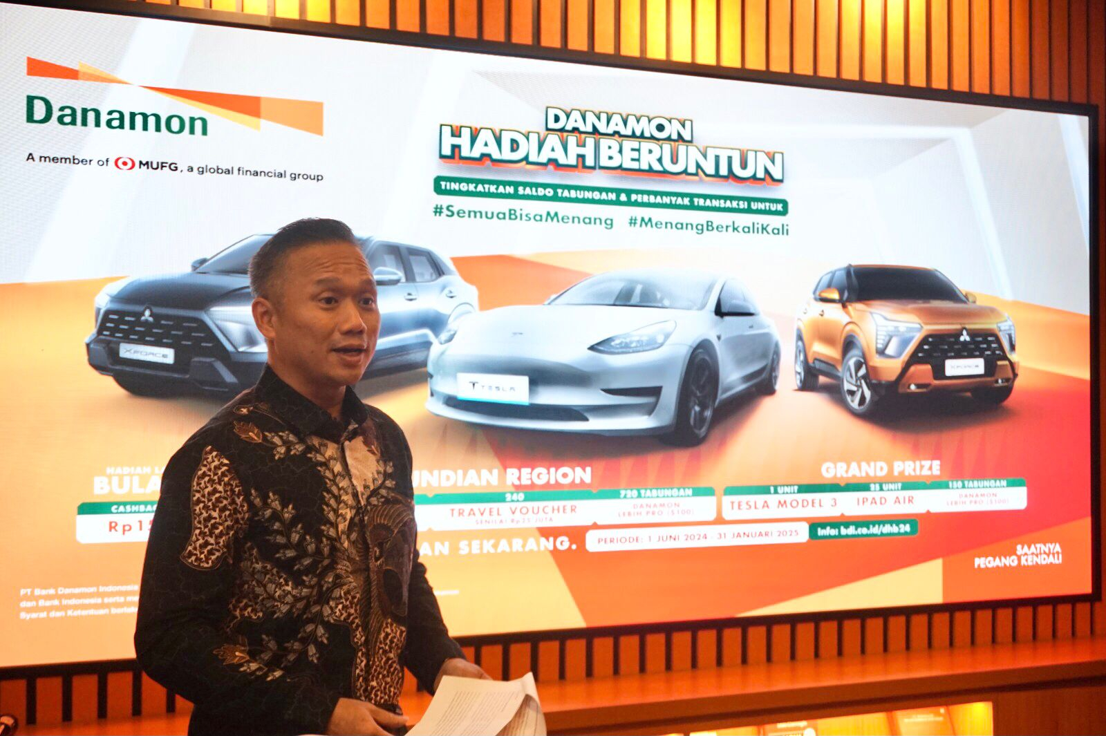 Consumer Funding & Wealth Business Head PT Bank Danamon Indonesia Tbk Ivan Jaya
