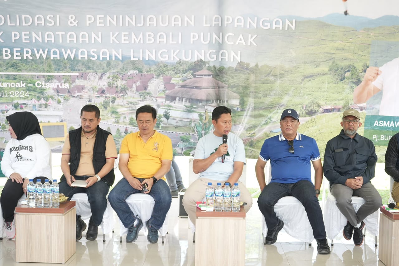 Diminta Paparkan Rencana Pengembangan Kawasan Puncak Ke Wakil Presiden, Pemkab Bogor Kembali Konsolidasi di Rest Area Gunung Mas