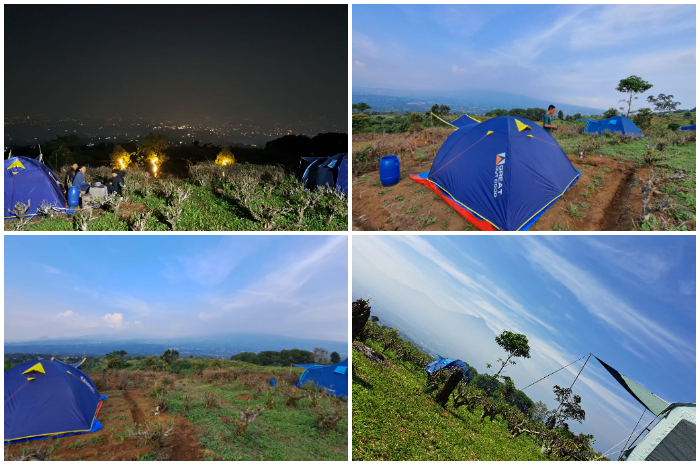 Sarang Semut Camping Ground di Desa Cipelang, Kecamatan Cijeruk, Kabupaten Bogor.
