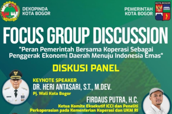 Dekopinda Kota Bogor bakal menggelar 2 event besar untuk memperingati Hari Koperasi Nasional (Harkopnas) ke-77.