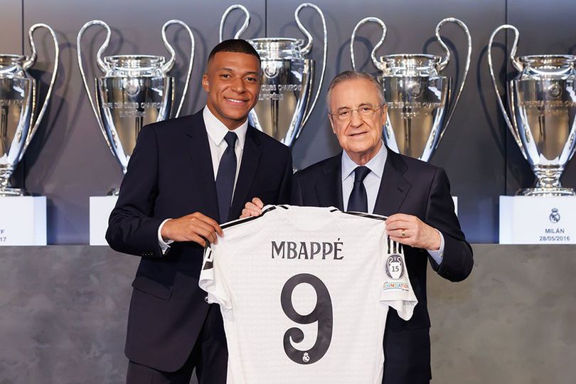 Kylian Mbappe resmi diperkenalkan sebagai pemain Real Madrid. (Real Madrid)