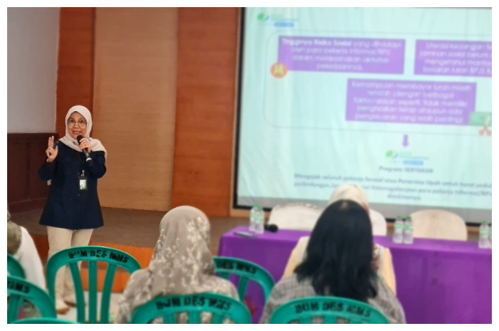 BPJS Ketenagakerjaan (BPJamsostek) Cabang Bogor Cileungsi, menggelar seminar dengan Klinik Ayulia Gunung Putri dan perwakilan perusahaan.