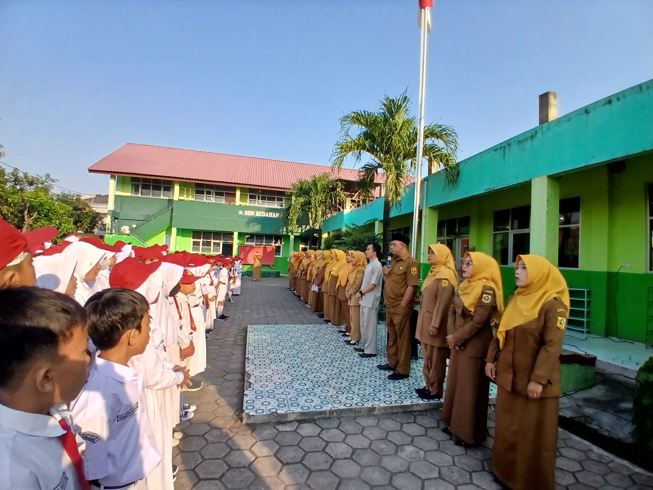 Kegiatan MPLS di SDN Bedahan 01 Cibinong, Kabupaten Bogor.