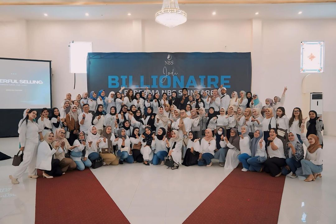 Pelatihan bisnis NBS Skincare bersama para reseller di kawasan Tajur, Kota Bogor. (ist)