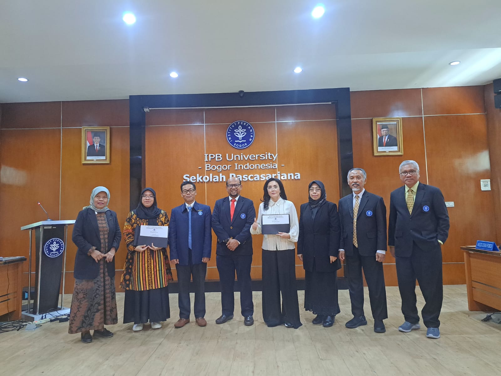 Sidang Promosi Doktor Olih Solihin.
