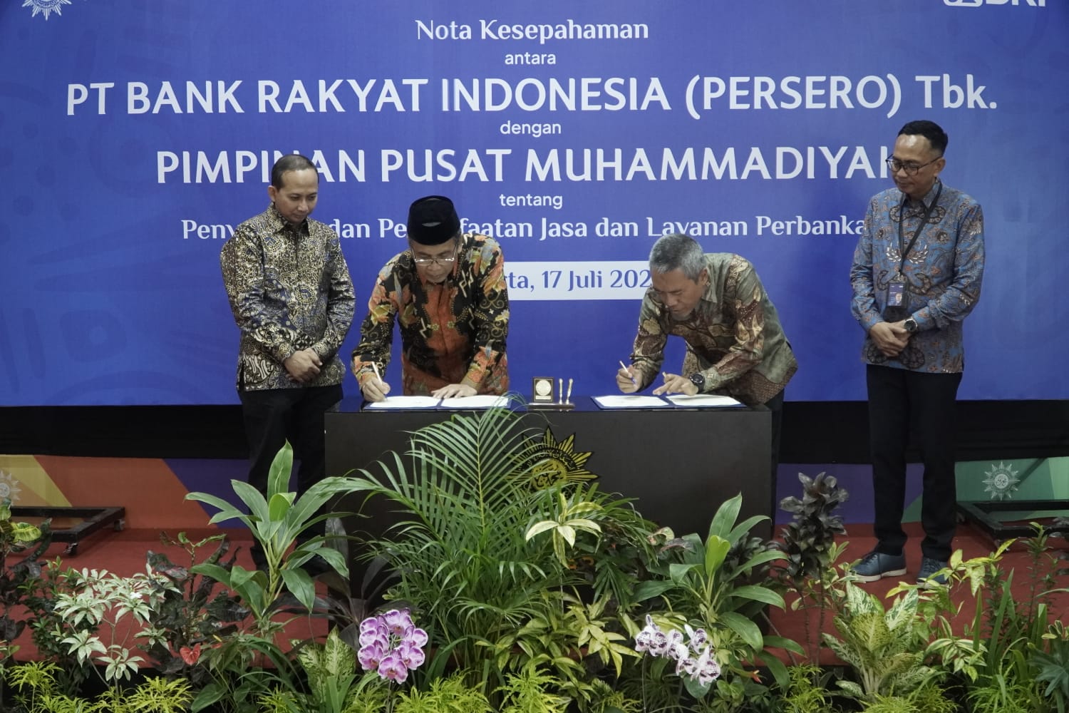 BRI menjalin kerjasama dengan PP Muhammadiyah di Yogyakarta, Rabu (17/7/2024).