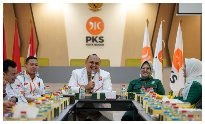 DPC PKB melakukan kunjungan politik ke DPD PKS Kota Bogor