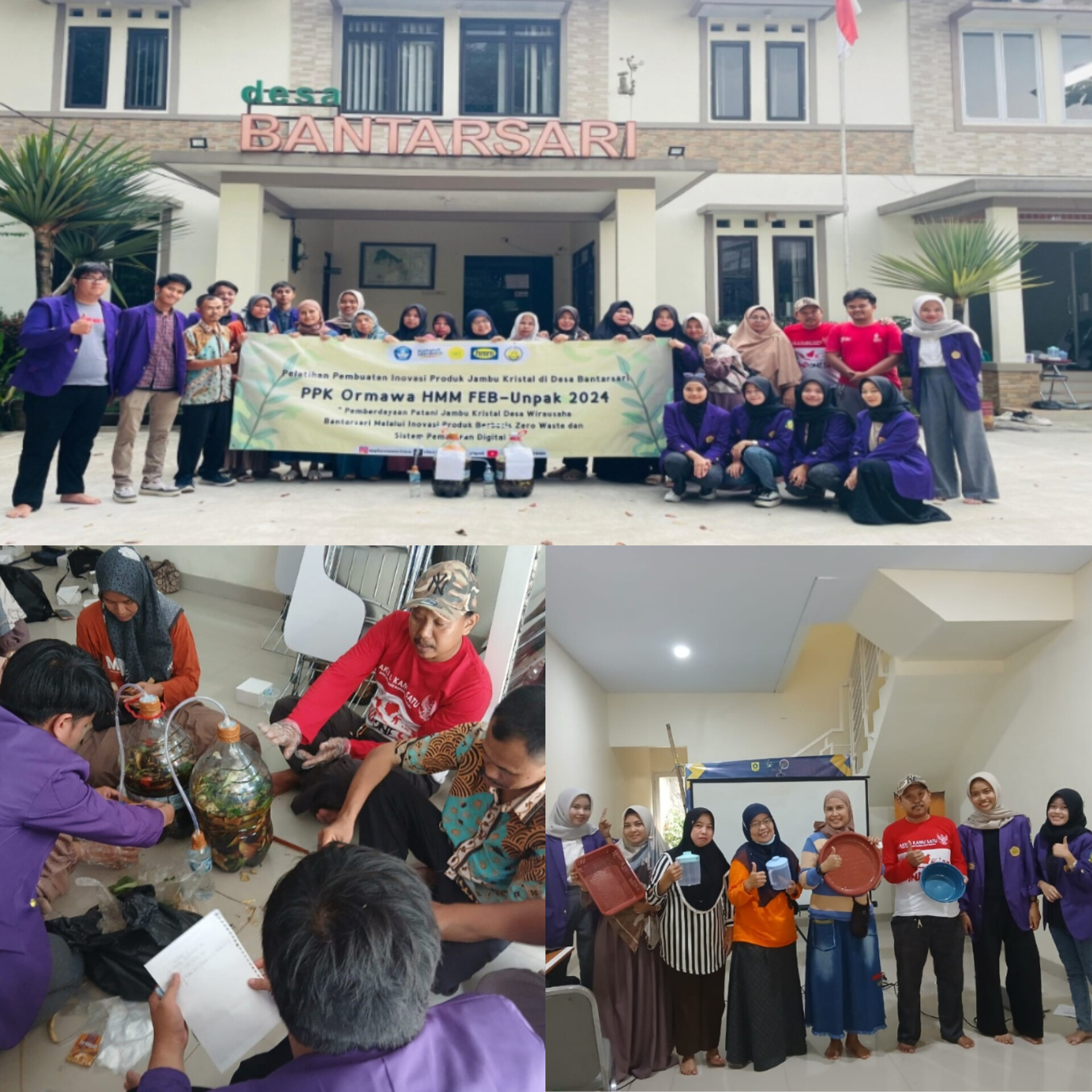 Membuat Inovasi Baru, PPK Ormawa HMM Mengadakan Pelatihan Dan Pembuatan Eco-Enzym di Desa Bantarsari