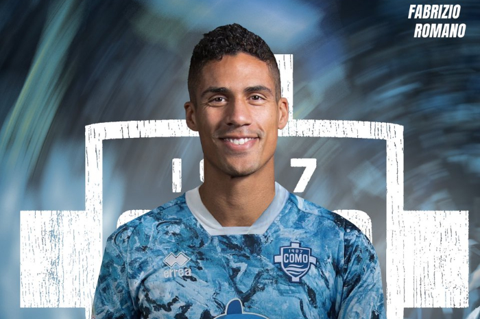 Raphael Varane, mantan bek Manchester United dan Real Madrid, segera bergabung dengan tim promosi Serie A Como 1907.