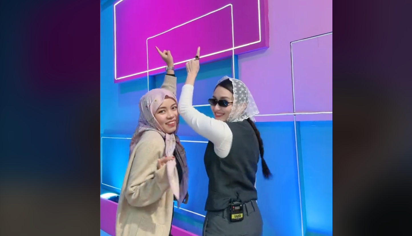 Konten Ayu Ting-Ting dan salah satu anggota Gen Halilintar, Sohwa yang disorot.
