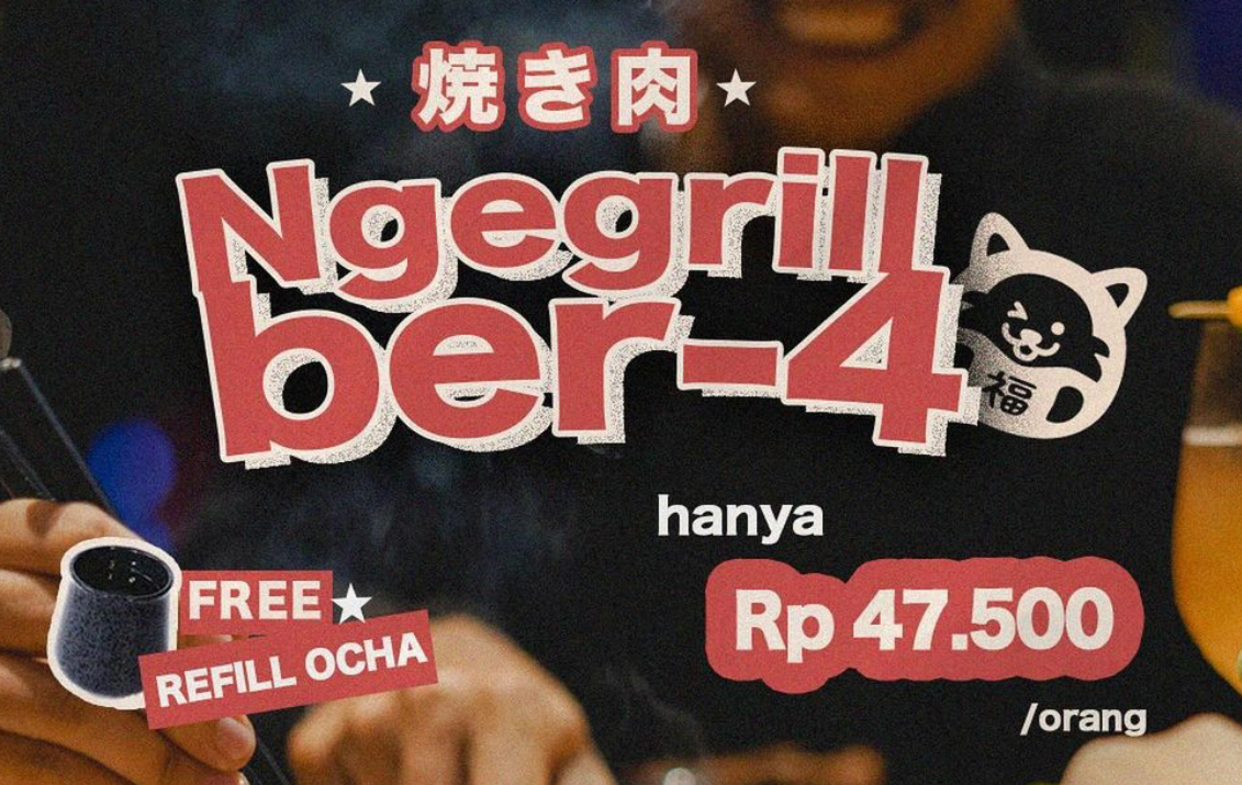 Tempat makan di Bogor yang satu ini kayanya harus banget dicobain kalian yang doyan makan daging di grill, ramen dan sushi.