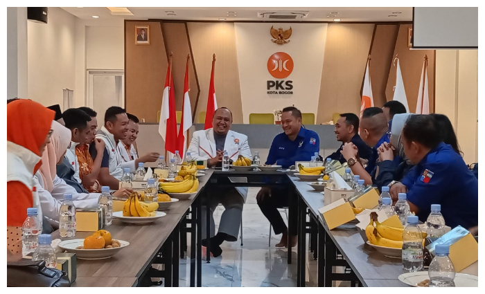 Partai NasDem melakukan kunjungan ke Kantor DPD PKS Kota Bogor