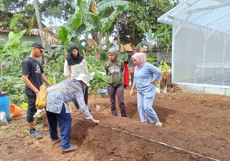 Polbangtan Bogor membuka taman B2SA (Beragam, Bergizi, Seimbang, dan Aman) di Desa Sukatani, Kecamatan Sukaraja, Kabupaten Bogor Senin (15/7/2024)