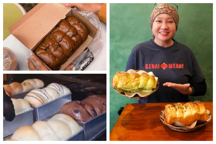 Roti Panas Kedai Merah Suryakancana, Kota Bogor.