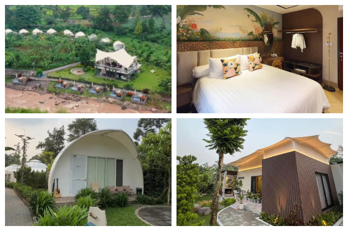 Teras Bhumi Glamping yang berada di Jl. Hankam No. 66, Desa Leuwimalang, Kecamatan Cisarua, Kabupaten Bogor, Jawa Barat 16750.