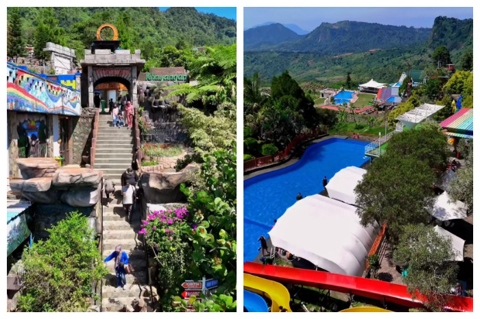 Villa Khayangan yang berlokasi di Jl. Puncak Dua, Desa Wargajaya, Kecamatan Sukamakmur, Kabupaten Bogor.