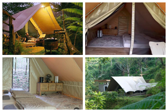 Punjul Hill Camp yang berlokasi di Jalan Raya Cimande, Desa Lemah Duhur, Kecamatan Caringin, Kabupaten Bogor, Jawa Barat.