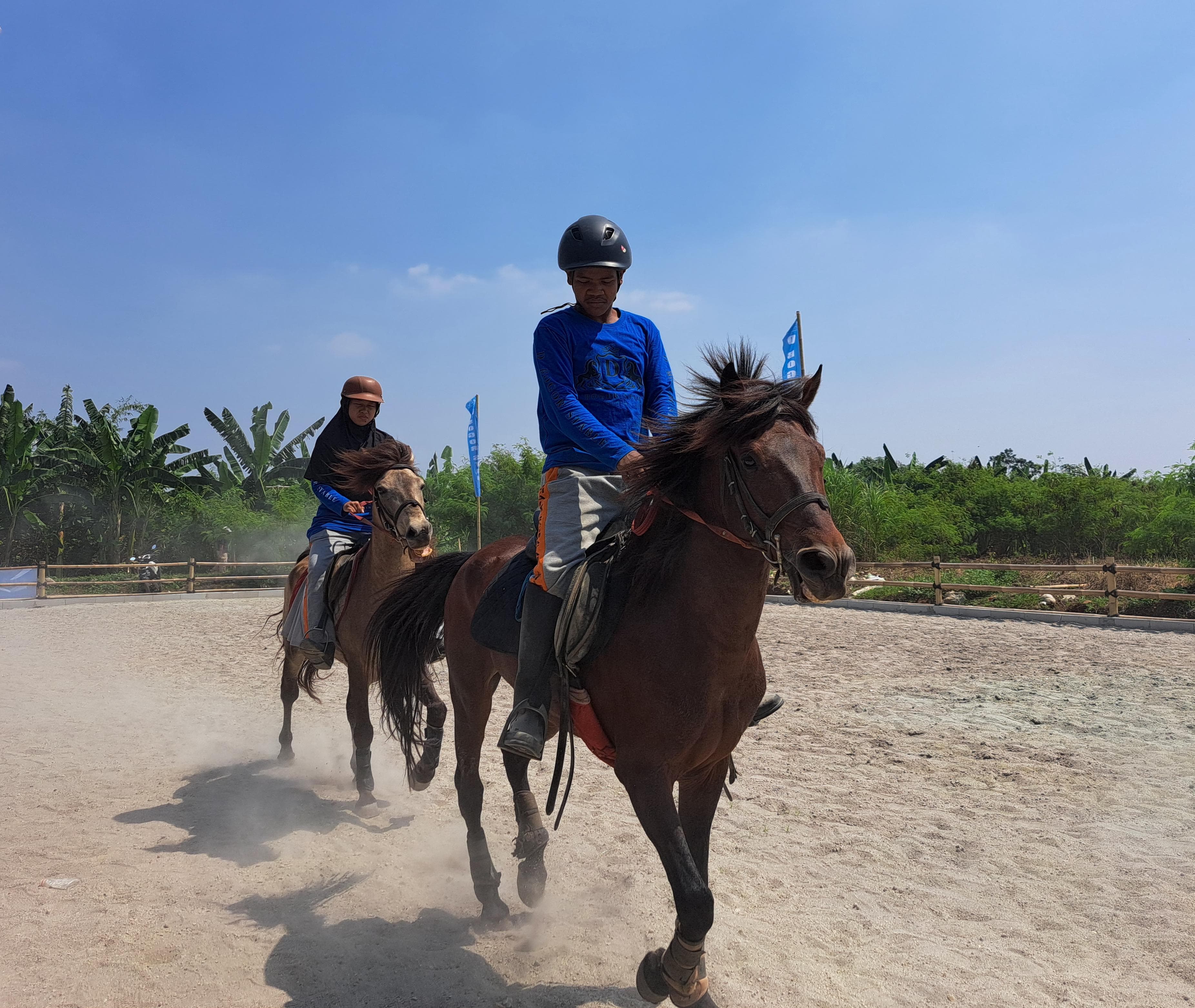 Peresmian DBogor Stable Horse Riding Area di Kelurahan Kedungbadak, Kecamatan Tanah Sareal, Kota Bogor, Sabtu (27/7/2024).