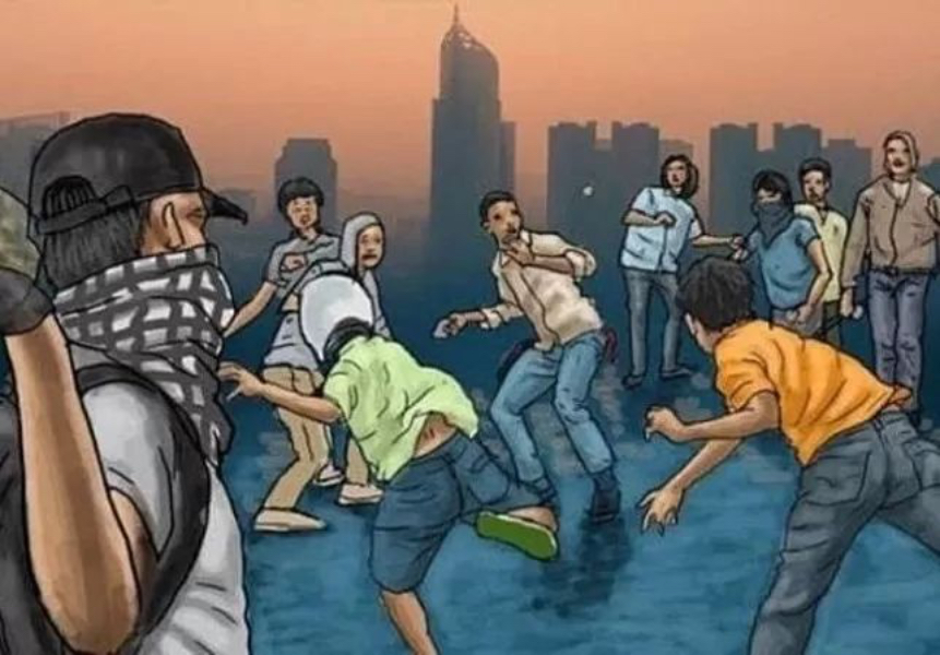 Ilustrasi gangster di Bogor