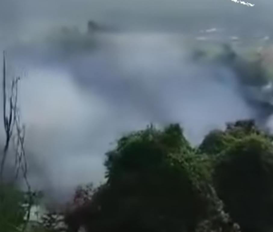Bikin Warga Panik, Kebakaran Lahan di Leuwiliang Bogor, Sebabakan Asap Pekat yang Membubung Tinggi