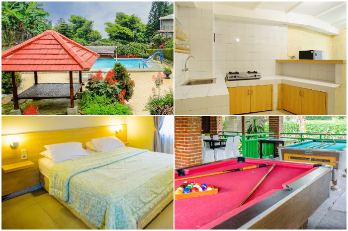 MENARIK : Terrace Villa Golf di Puncak Bogor jadi salah satu pilihan liburan bersama orang tercinta.