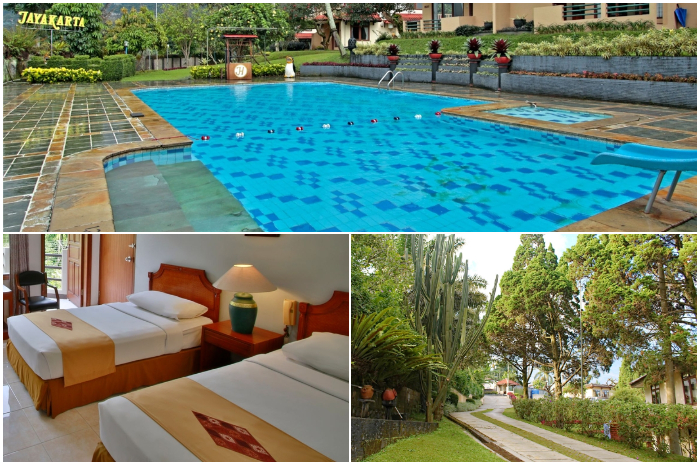 Salah satu rekomendasi area istirahat adalah The Jayakarta Cisarua Inn & Villas di Puncak Bogor.