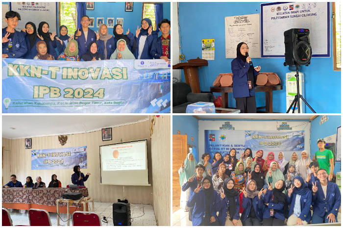 Mmahasiswa KKNT Inovasi IPB University meluncurkan program inovatif bernama GELORA (Gerakan Ekonomi Lokal Rakyat) Katulampa.