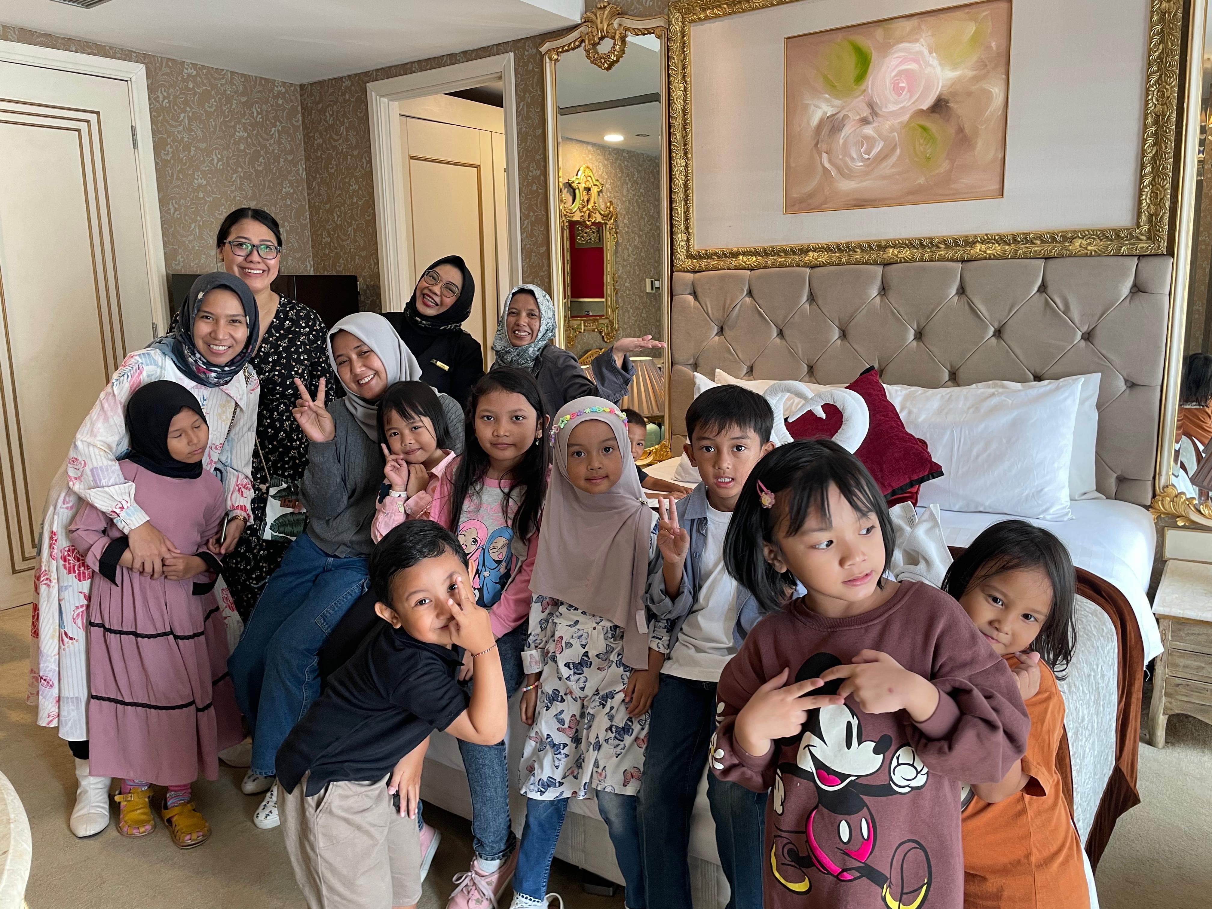 Amaroossa Royal Hotel Bogor merayakan Hari Anak Nasional dengan penuh warna dan keseruan, Selasa (30/7/2024).