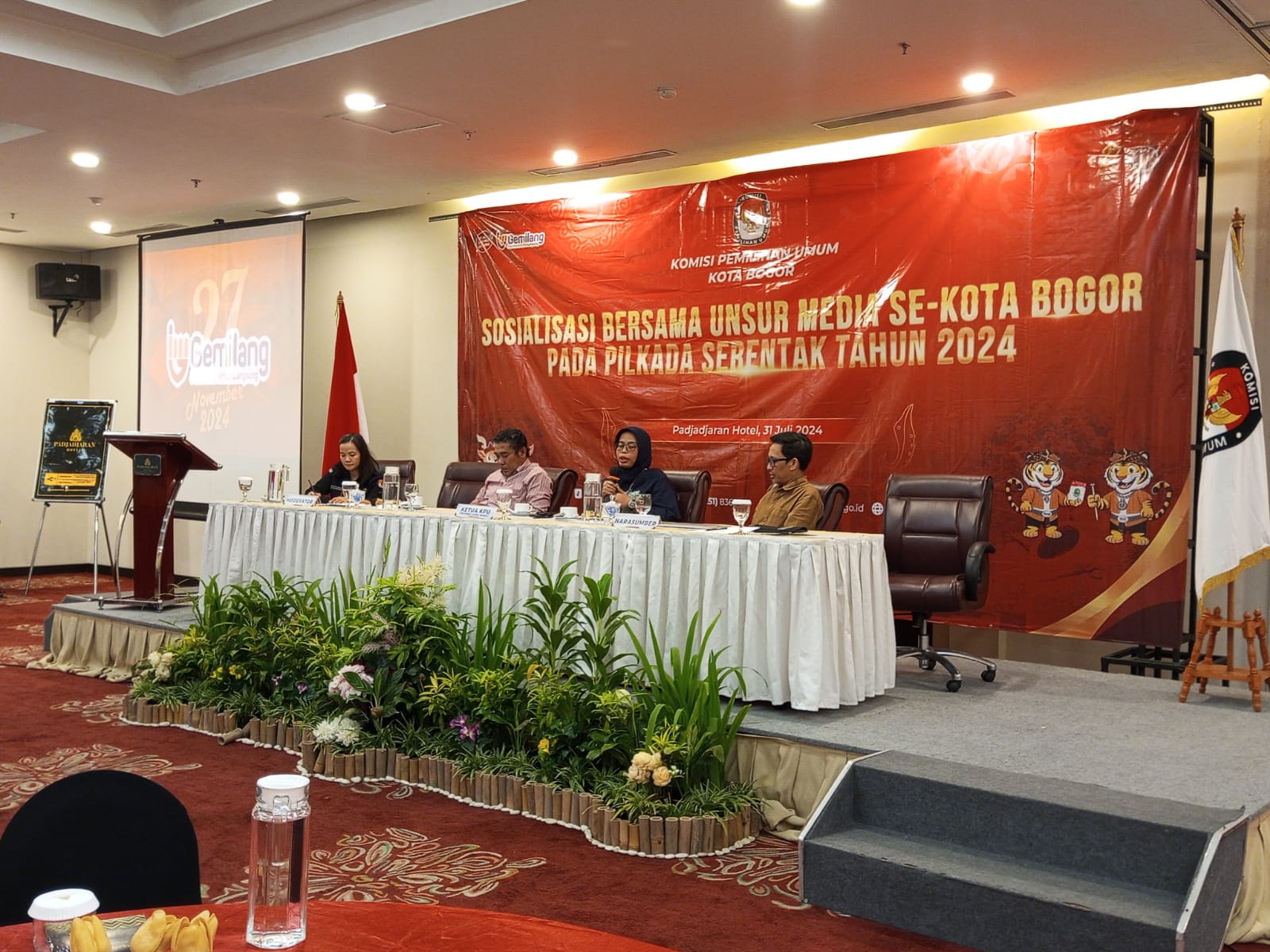 KPU Kota Bogor gelar sosialisasi bareng media soal informasi Pilkada 2024.