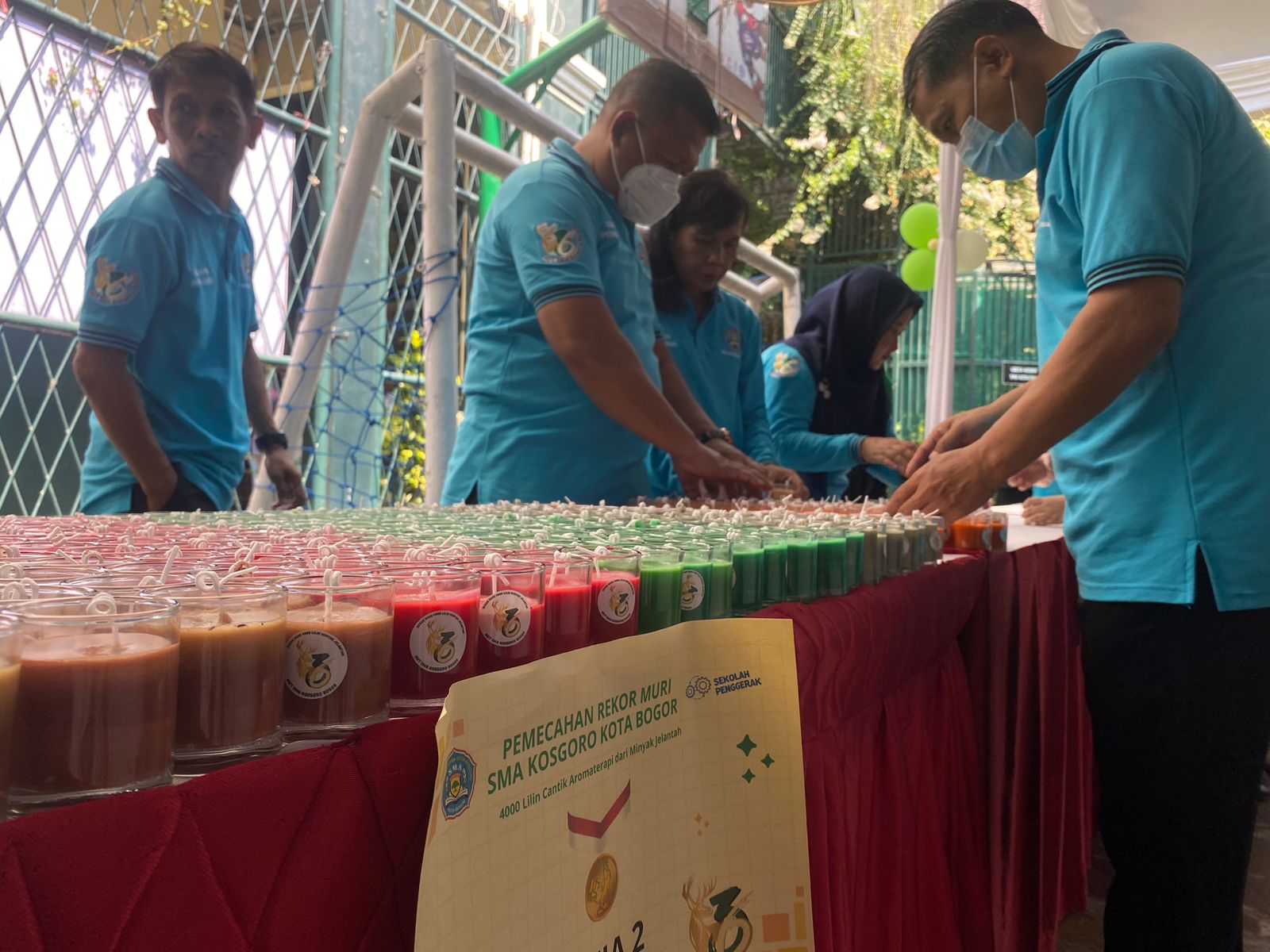SMA Kosgoro Bogor cetak rekor MURI perdananya.