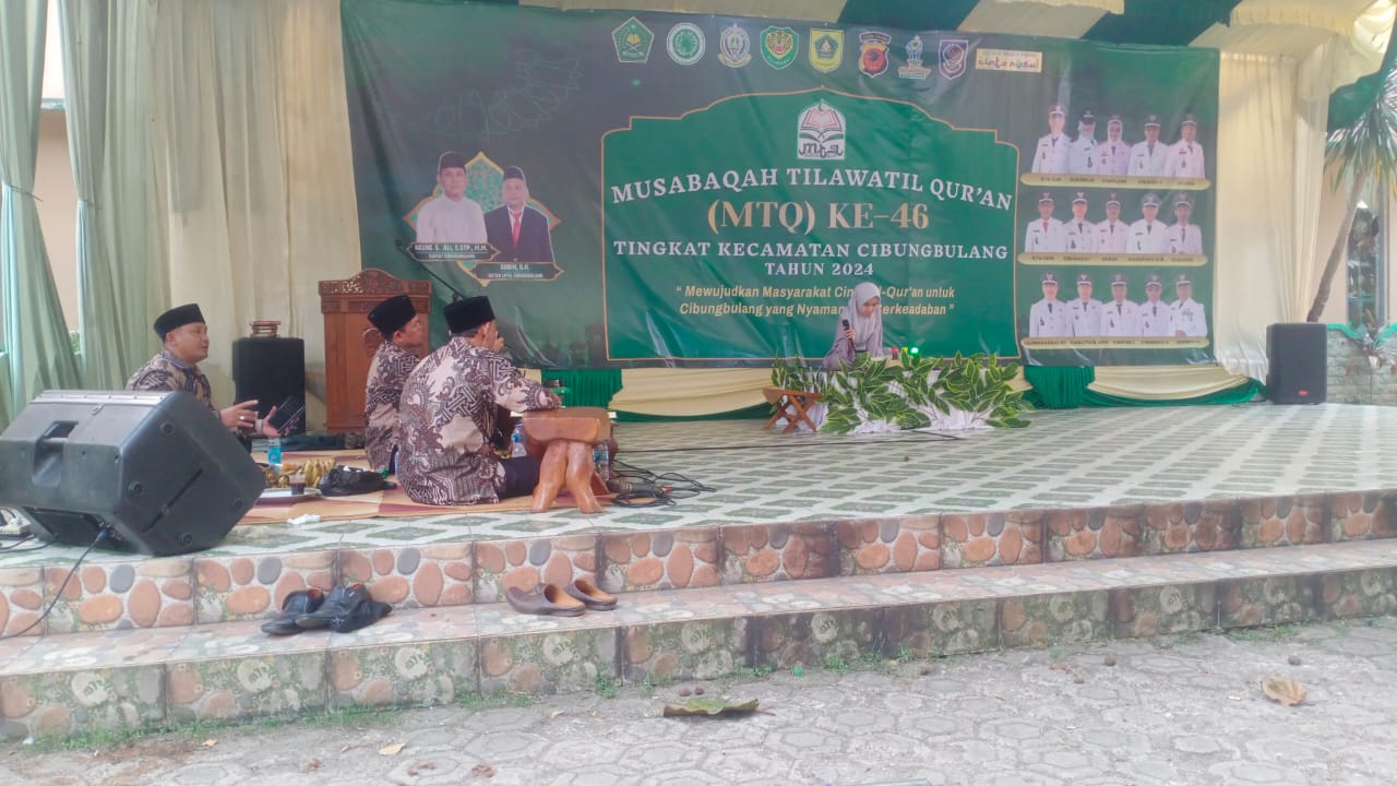 106 Qori dan Qoriah Ikuti Lomba MTQ Tingkat Kecamatan Cibungbulang Bogor