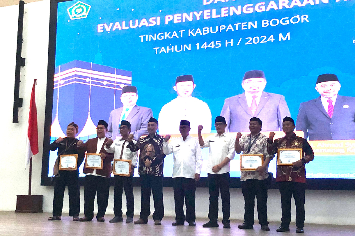 Kemenag Kabupaten Bogor menggelar tasyakuran atas suksesnya pelaksanaan ibadah haji 1445 H