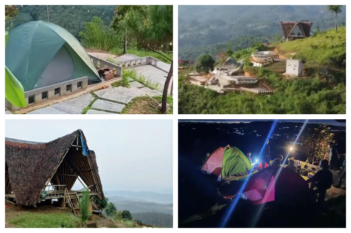 Lokasi wisata Saung Akar Kiara yang berada di Kampung Wates, Desa Kiarapandak, Kecamatan Sukajaya, Kabupaten Bogor.
