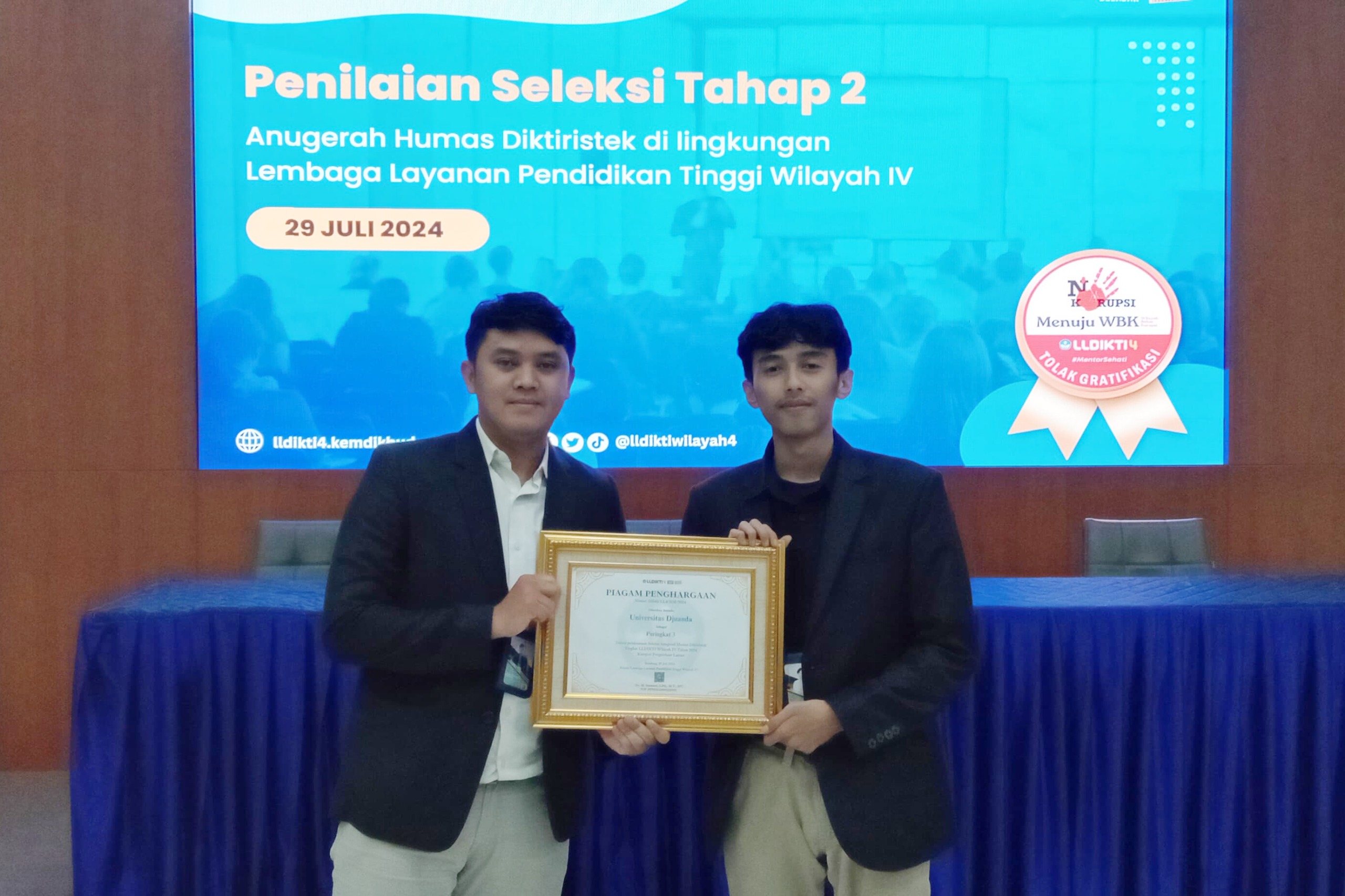 UNIDA Bogor&nbsp;Raih Peringkat 3 Anugerah Humas Diktikristek 2024