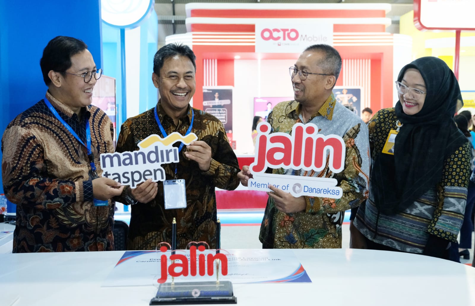 Bank Mandiri Taspen, atau yang dikenal dengan Bank Mantap, telah menandatangani Perjanjian Kerja Sama dengan PT Jalin Pembayaran Nusantara. (IST)