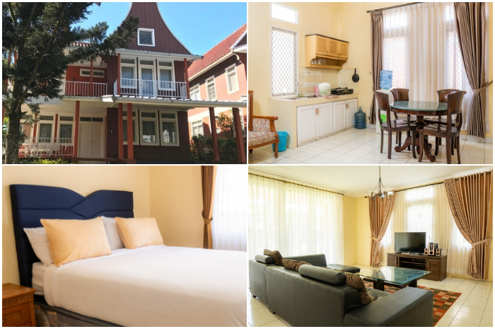 Villa Sofia Kota Bunga Puncak jadi salah satu rekomendasi tempat staycation.