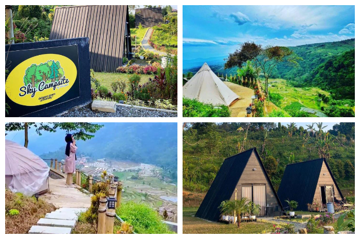 Sky Campsite Puncak Dua, yang berlokasi di Jl. Puncak Dua Jonggol, Desa Sukawangi, Kecamatan Sukamakmur, Kabupaten Bogor.