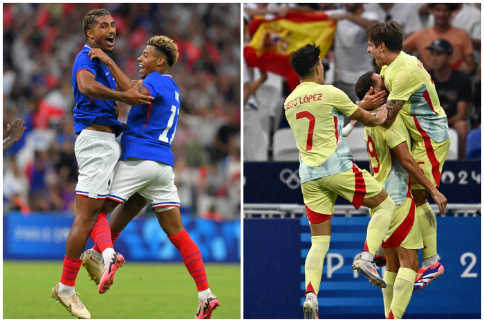 Prancis akan menghadapi Spanyol pada Final Cabor Sepakbola Olimpiade Paris 2024.