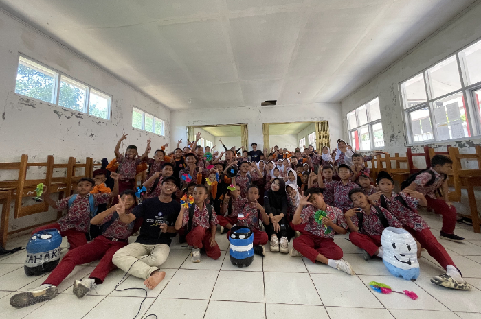 Pelaksanaan program Padajaga berkolaborasi bersama SDN 1 Citorek Kidul.