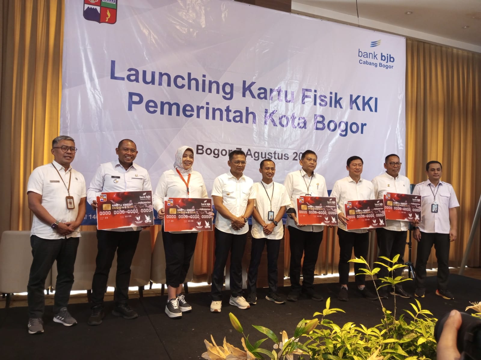 Launching kartu fisik Kartu Kredit Indonesia Pemkot Bogor.