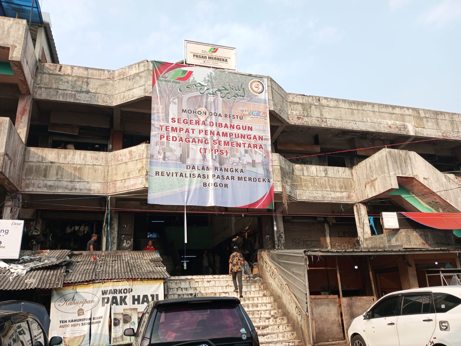 Proses Revitalisasi Pasar Merdeka Bogor Dimulai