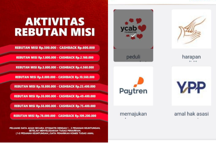 YCAB Foundation dan Yayasan Pundi Amal Peduli Kasih mengimbau masyarakat waspada terhadap dugaan penipuan yang mengatasnamakan pihaknya.