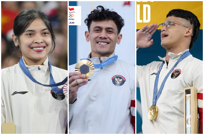 Tiga atlet Indonesia yang meraih medali di Olimpiade Paris 2024