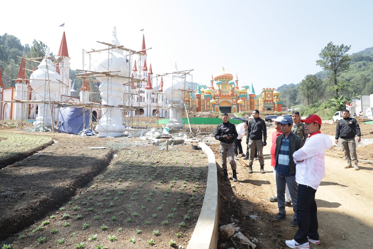 Sidak ke objek wisata milik PT. Jaswita Jabar di kawasan Puncak, Kecamatan Cisarua, 9 Agusutus 2024.