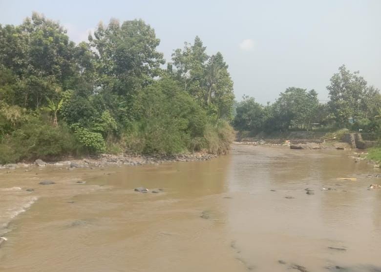 Kondisi sungai cikaniki Minggu (11/8/2024)
